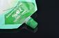 Plain 150 ml Liquid Pouch Packaging Stand Up Green z dyszy
